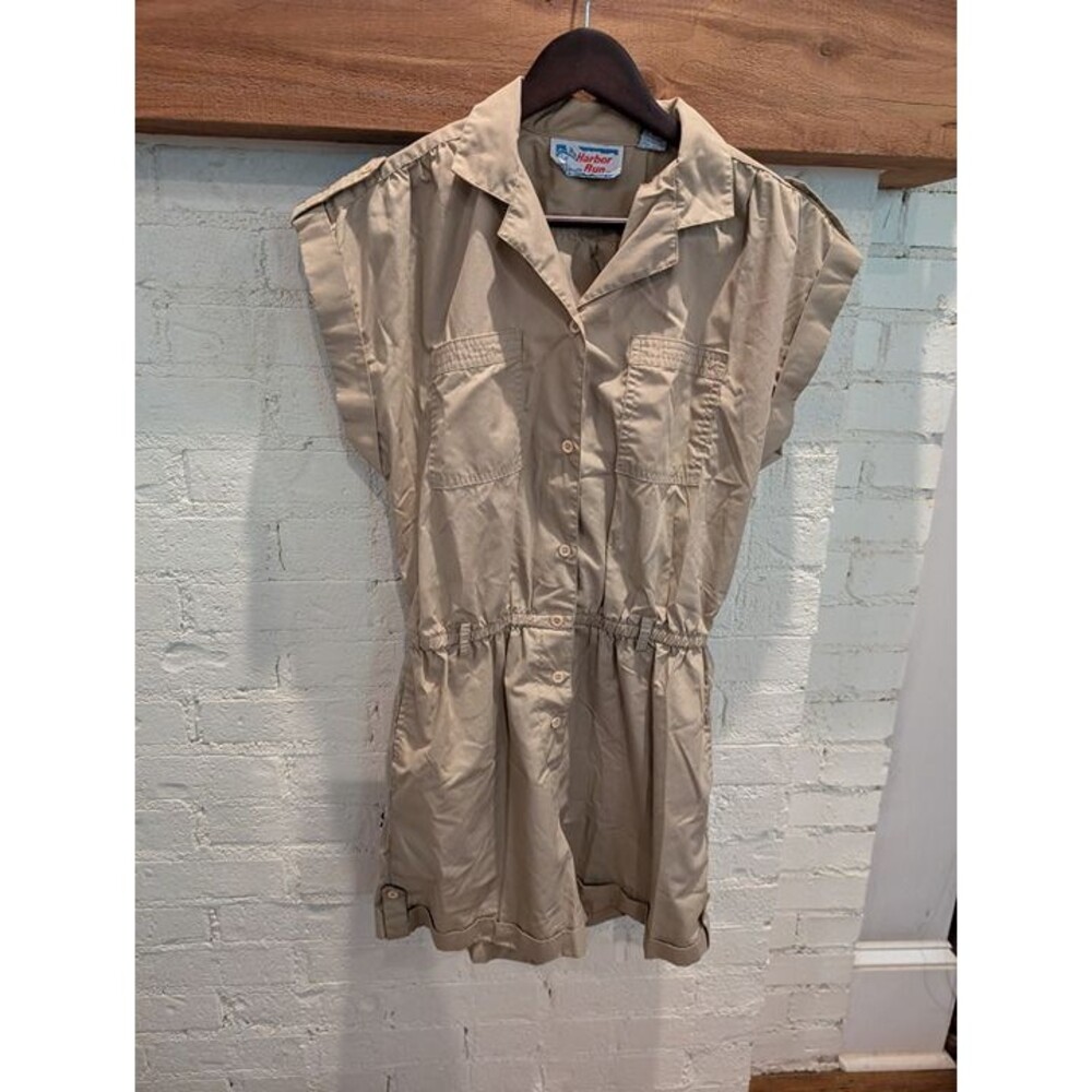 Vintage Tan Jumpsuit/Romper